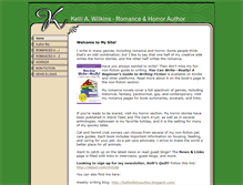 Tablet Screenshot of kelliwilkins.com